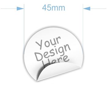Picture of 45mm diam. Custom Sticker- 24 units
