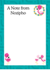 Picture of A6 Notepads, Choose from our Templates