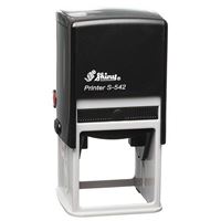 Shiny Rubber Stamp Self Inking. Size 42 x 42mm