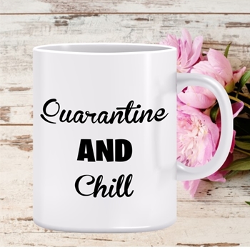 Picture of COVID-19 Quarantine and Chill-Personalised mug
