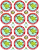Picture of Social Distancing Stickers/Decals-Turtle