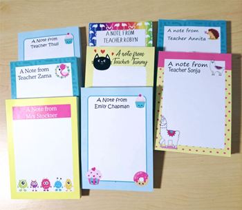 Picture of A6 Notepads, Choose from our Templates