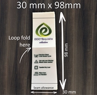 Picture of 30mm x 98mm Polyester Satin Tags- 24 units