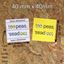 40mm x 40mm , Polyester Satin Tags close up picture