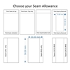 Choose your seam allowance