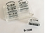 Picture of Stamper, Infant sizes,  non self inking- set of 6 sizes+ Textile Ink/Pad - copy