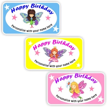 12 Happy Birthday stickers | Girl, Pretty fairies, reward sticker for the classroom