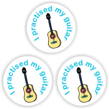 140 Music Stickers | Guitar Practice Reward Stickers Kids, reward sticker for the classroom