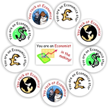 117 EMS Stickers | Economic Management Sciences, Dollar & Pound monetary symbols , Bull & Bear Market, reward sticker for the classroom