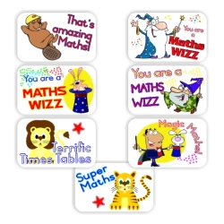 105 Maths Stickers | Magicician, Math Wizz