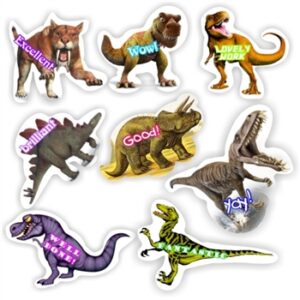 48 Large Stickers | Dinosaur -inspiring great work.