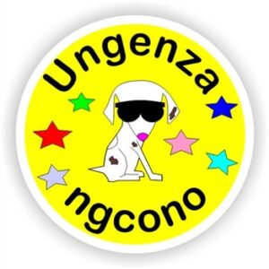 140 isiZulu Stickers | A cool friendly puppy – Ungenza ngcono – (You can do better)