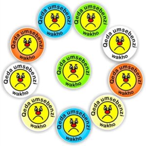 140 isiZulu Stickers | A sad face Qeda umsebenzi wakho- (Complete your work)