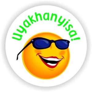 88 isiZulu Stickers | A sunny face to reward :Uyakhanyisa! You are brilliant (shining)