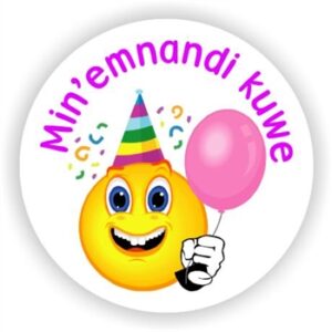 88 isiZulu Stickers | Min’emnandi kuwe!(Happy birthday!)