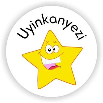 140 Isi-zulu Stickers | Uyinkanyezi (You are a star), reward sticker for the classroom