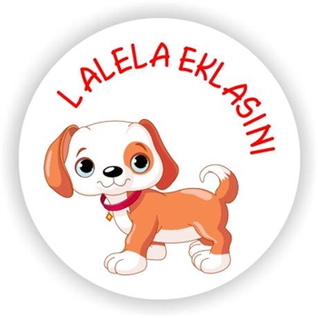 140 Izi-zulu Stickers | Friendly puppy dog: Lalela Eklasini (Listen in the classroom), reward sticker for the classroom