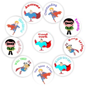 140 Teachers Reward Stickers – Super Hero