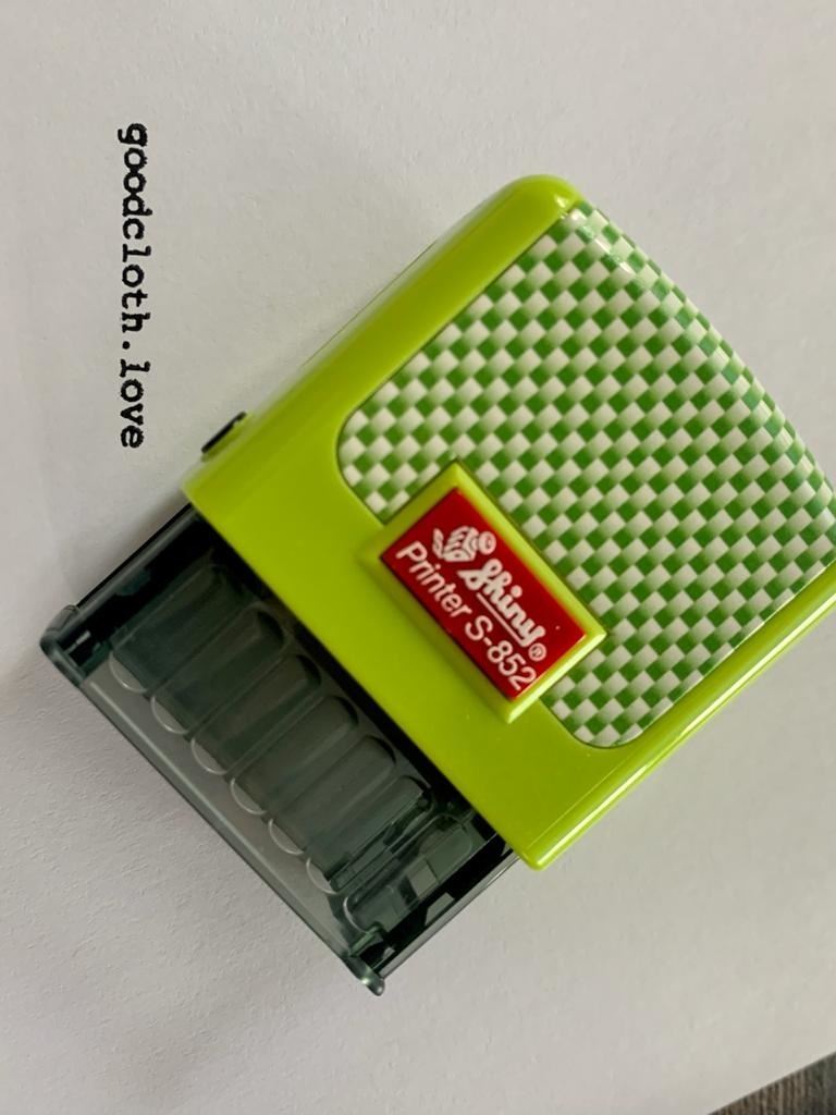 Clothing Marker Self Inking Stamp CS-852, photo 3