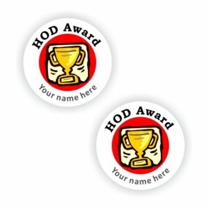 HOD Award Stickers | Gold Trophy : HOD Award