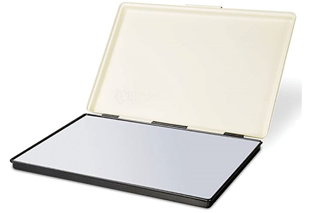 Metal Stamp Pad 300 x 200mm, rubber stamp