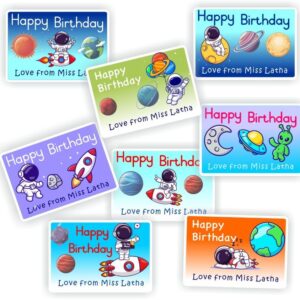 32 Happy Birthday stickers | Space, astronauts