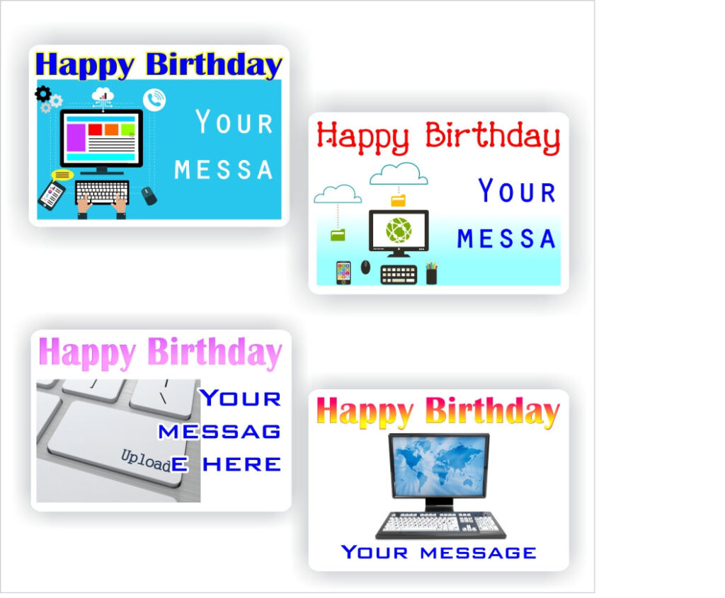 32 Happy Birthday stickers | Computers, reward sticker for the classroom