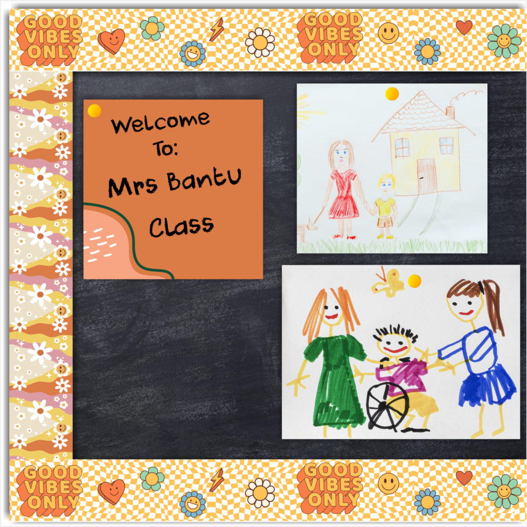 Classroom Borders — Good Vibes Only, classroom display border