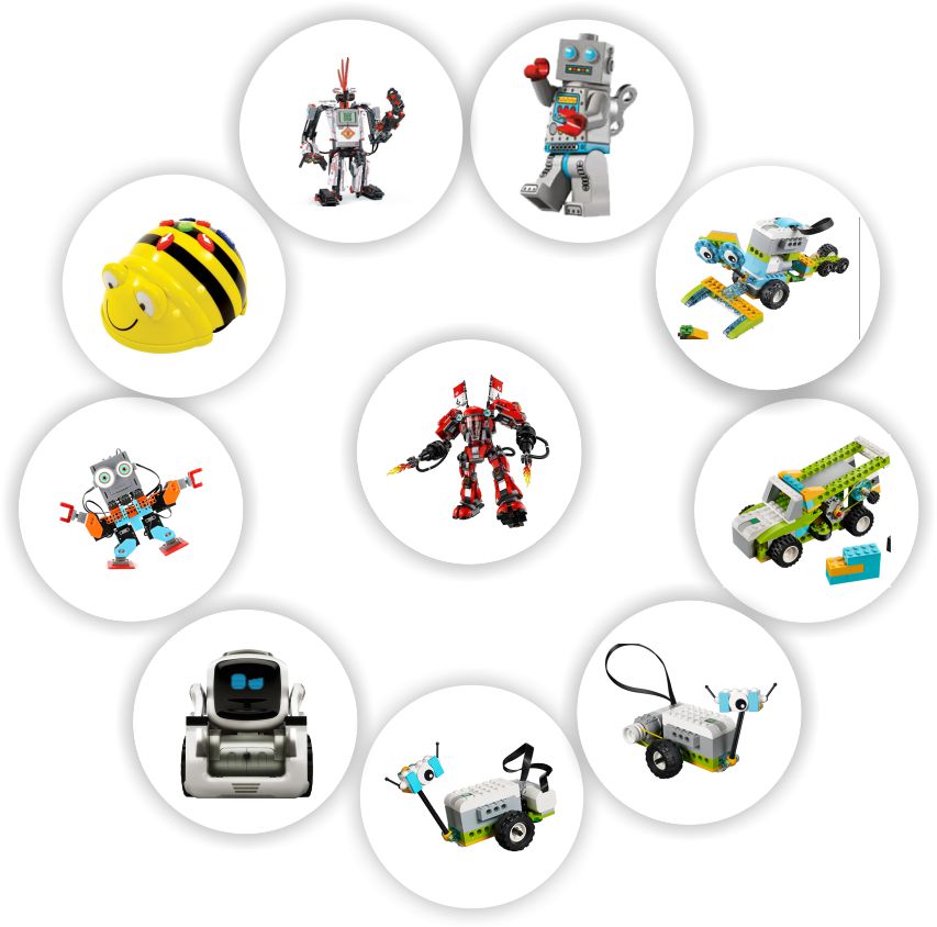 Mini Robotics Stickers | Build-Kit Robots, Floor Bee, Coding Buggies, reward sticker for the classroom