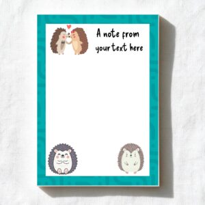 Hedgehogs A6 Notepad