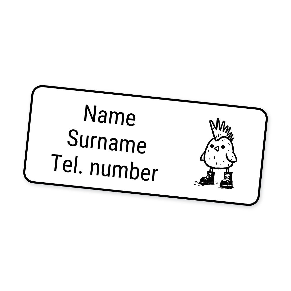 42 Personalised Iron-On Clothing Labels | Duck Punk, personalised with your child's name