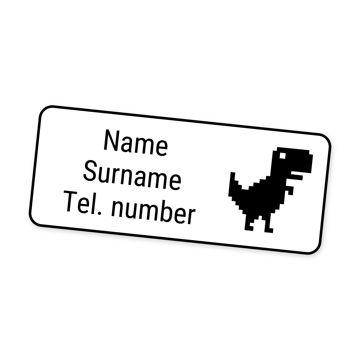 42 Personalised Iron-On Clothing Labels | Gamer 2, personalised with your child's name