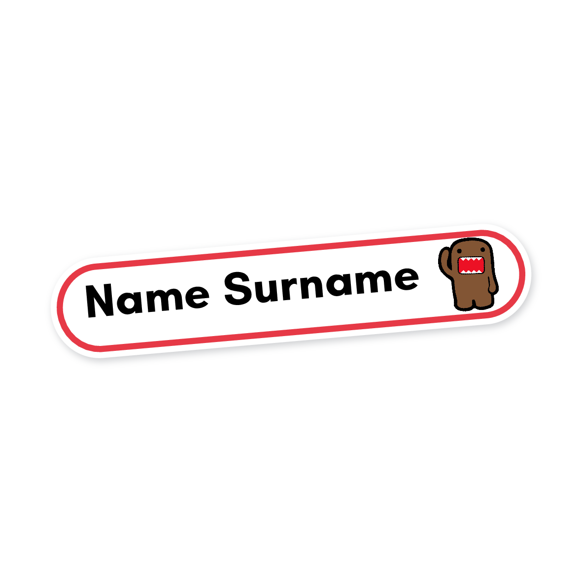 160 Personalised Stationery Labels | Monster, personalised with your child's name