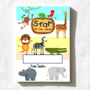 Star of the Week Jungle A6 Notepad